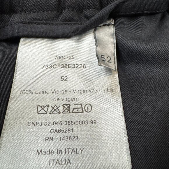 Authentic DIOR Men's Black Woven Pants - Size 36 - Picture 6 of 8